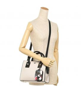 GUESS GABI GABI SMALL SOCIETY SATCHEL STONE MULTI