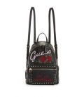 GUESS URBAN SPORT LEEZA STUDDED SMALL BACKPACK BLACK