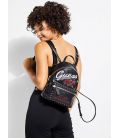 GUESS URBAN SPORT LEEZA STUDDED SMALL BACKPACK BLACK