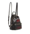 GUESS URBAN SPORT LEEZA STUDDED SMALL BACKPACK BLACK
