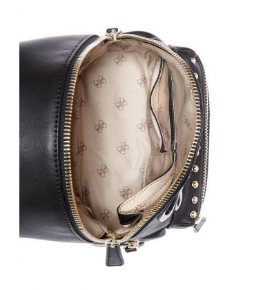 GUESS URBAN SPORT LEEZA STUDDED SMALL BACKPACK BLACK