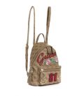 GUESS URBAN SPORT LEEZA STUDDED SMALL BACKPACK BROWN