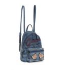 GUESS URBAN SPORT LEEZA  DENIM SMALL BACKPACK