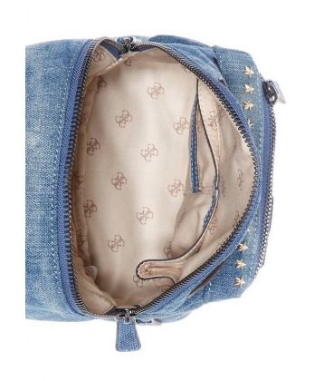 GUESS URBAN SPORT LEEZA  DENIM SMALL BACKPACK