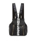 GUESS URBAN SPORT LEEZA  DENIM SMALL BACKPACK BLACK