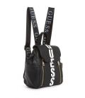 GUESS URBAN SPORT LEEZA  DENIM SMALL BACKPACK BLACK